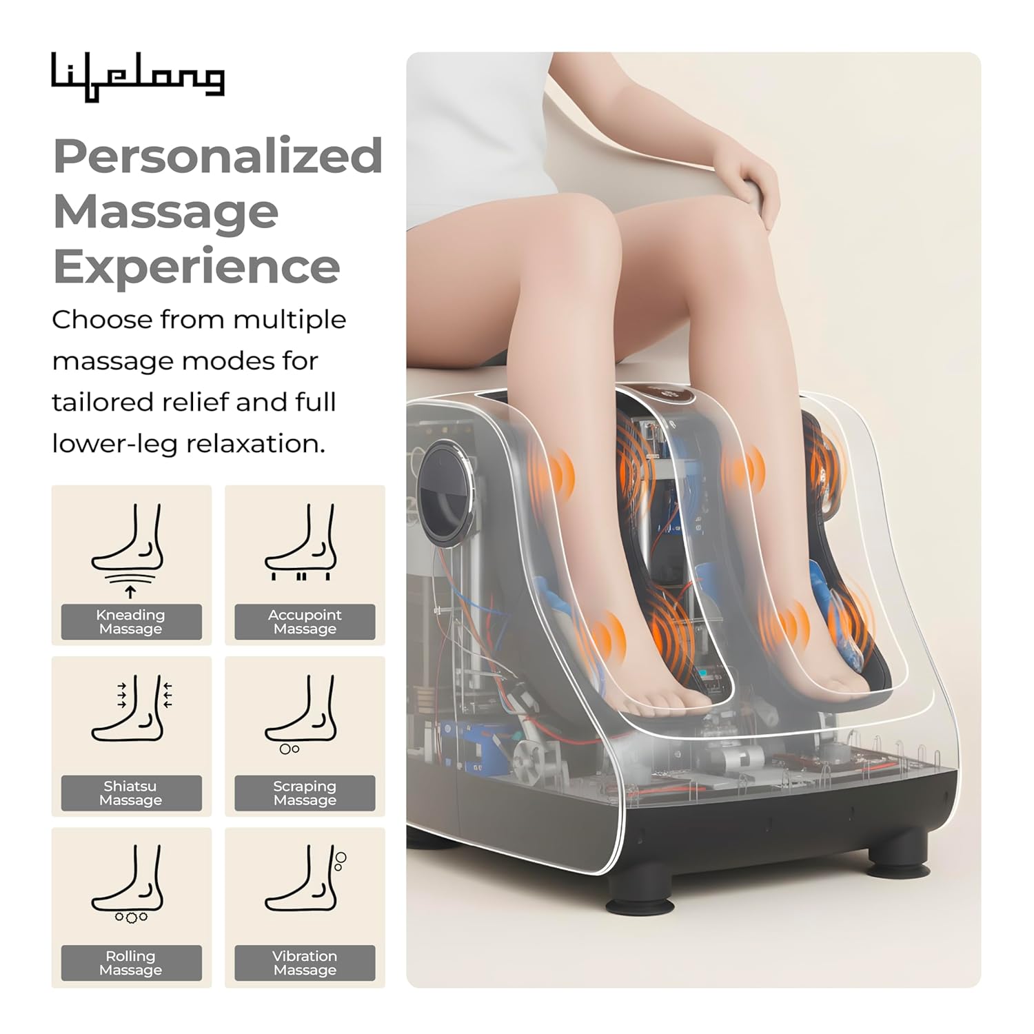 Leg, Foot & Calf Massager Machine with Vibration Lifelong Online Leg, Foot & Calf Massager Machine with Vibration Lifelong Online