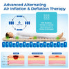 Lifelong Anti-Decubitus 100-Bubble Air Mattress with Pump | Medical Grade PVC Inflatable Air Bed for Patients| Waterproof Anti Bedsore Air Mattress | 6-Min Inflation & Deflation Cycle| Home/Hospital