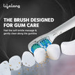 Lifelong LLDC45 Ultra Care Battery Operated Toothbrush With Replacement Head, Blue