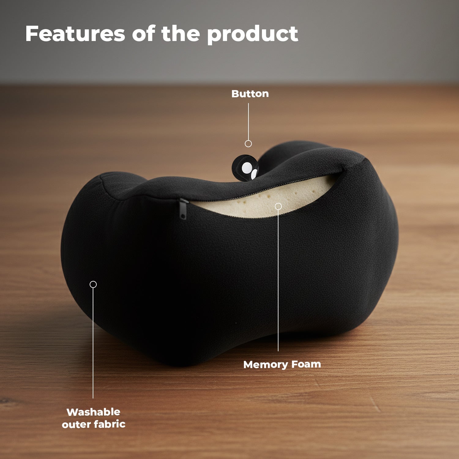 Lifelong Twin Hump Neck Pillow Kit - LLENR09