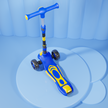 Lifelong Kids Scooter for Boys & Girls with LED Wheels,Adjustable Height