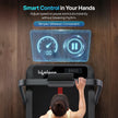 Lifelong 4 HP MotorizedTreadmill for Home|2-Level Manual Incline |Speed 1-10 km/h |LED Display|12 Workout Programs |100 kg Capacity |Gym Equipment for Home Workout| Foldable Handle| iPad & Phone Stand