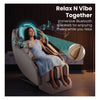 Lifelong Full Body Massage Chair with Recliner for Home & Office|SL Track & Back Heating| 3D Rollers for Pain Relief |16 Airbags, 5 Auto Programs, 3 Intensities, Foot Rollers, Zero Gravity, Bluetooth