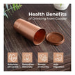 Lifelong 480ml Copper Water Tumbler with Lid | Natural Alkaline water |Leakproof & Lightweight Design Boosts Immunity |Anti-Bacterial & BPA Free |Easy to Clean with Secure Cap for School, Travel & Gym