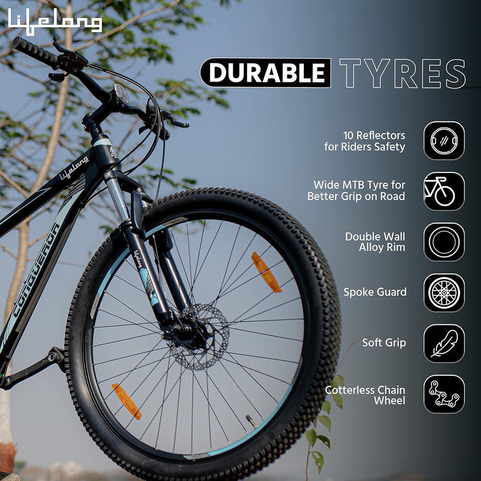 MTB 27.5T Gear Cycle – 21-Speed Shimano Mountain Bike for Men & Women (Conqueror)