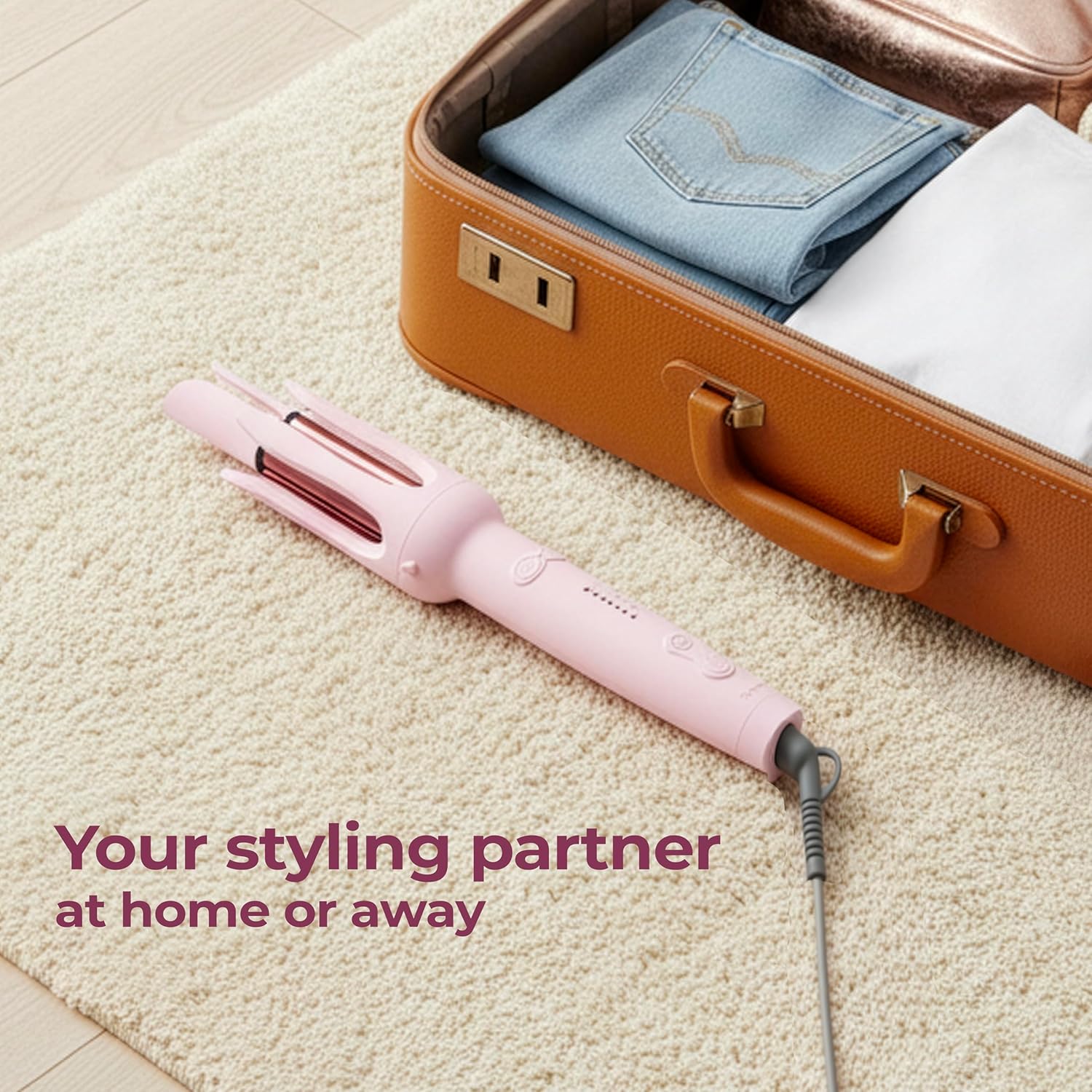 Lifelong WaveUp Automatic Hair Curler | 2-Way Curling, 25mm & 32mm Barrels