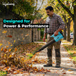Lifelong Cordless Air Blower Machine 16000 RPM, 6-Speed Control, 4.0Ah Battery