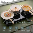 Lifelong 3 Piece Forged Cookware Set with Coomon Lid