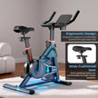 Lifelong Magnetic Spin Fitness Bike | 8kg Flywheel | 9-Level Adjustable Resistance | Heart Rate Sensors | Indoor Exercise Cycle | Stationary Bike | Cardio Workout Equipment | Max User Weight 120 kg
