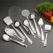 Lifelong Stainless Steel Cooking Utensils Set |10 Pieces Serving Spoon Set for Kitchen | Contains Ladle, Turner, Strainer, Rice Spoon,Oval Spoon & Serving Spoon |Kitchen Cooking Essential Set for Home