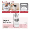 Lifelong EcoTurbo 400 Air Purifier with 3D Circulator, True HEPA 13 Filter & Ionizer