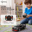 Lifelong Cuppy Rechargeable RC Racing Car for Kids | LED Lights & 2.4GHz Control