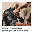 Lifelong Leatherette Weekender Duffle Bag – Stylish, Spacious & Carry-On Friendly