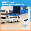 Lifelong Vande Bharat Electric Train Set with Lights, Sounds & DIY Track Play