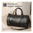 Lifelong Leatherette Weekender Duffle Bag – Stylish, Spacious & Carry-On Friendly