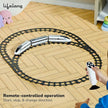 Lifelong Cuppy RC Bullet Train Set | LED Lights, Sounds & Flexible Tracks