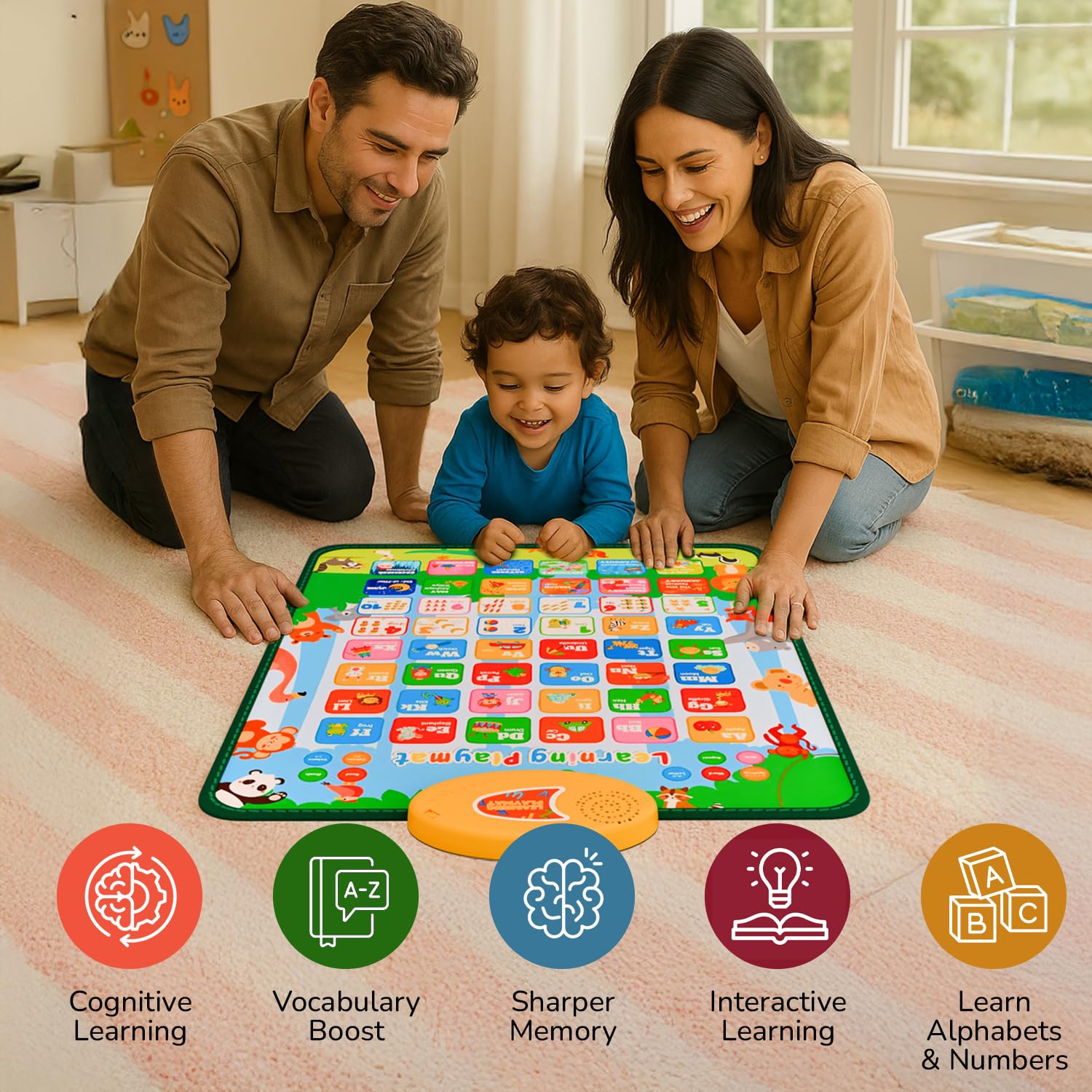 Lifelong Cuppy Talking Alphabet Learning Playmat for Kids