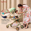 Lifelong Cuppy Baby Stroller 0-36 Months | 360° Rotating Seat, Safety Certified Lightweight Stroller | Easy Fold, Reclining Positions & Soft Cushion Seat for Travel & Everyday Use