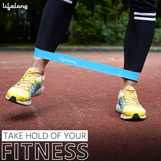 Set of 5 Resistance Bands – Non-Slip Loop Bands for Workout, Stretching & Recovery