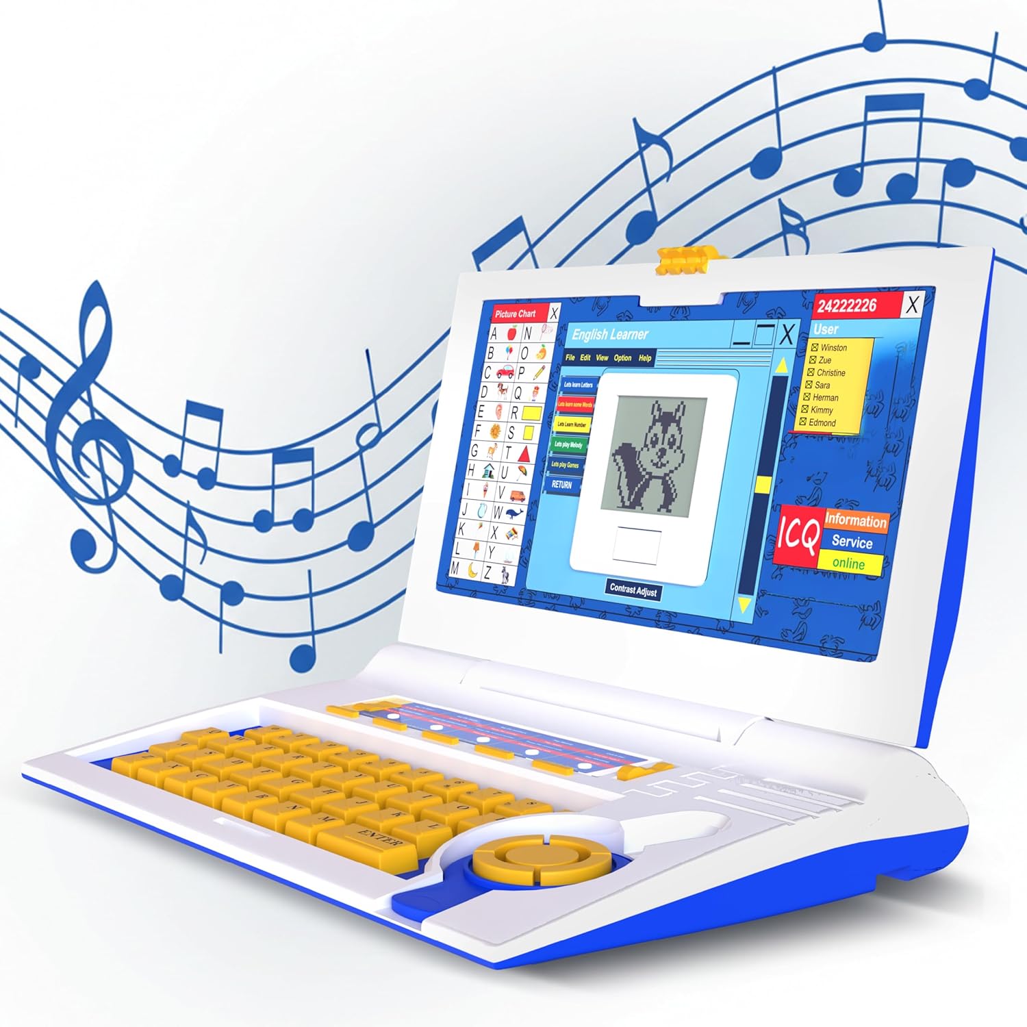 Lifelong Kids Educational Laptop with 20 Learning Modes, Music & Fun Games