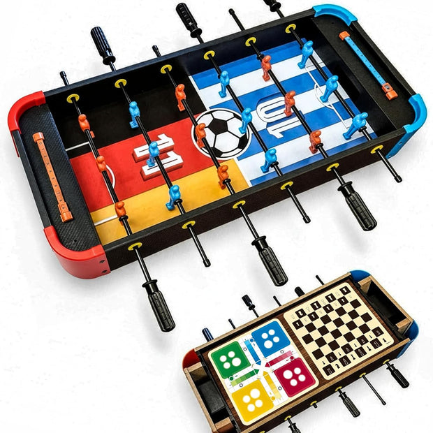 Lifelong 3-in-1 Foosball Table with Chess & Ludo for Indoor Outdoor Fun