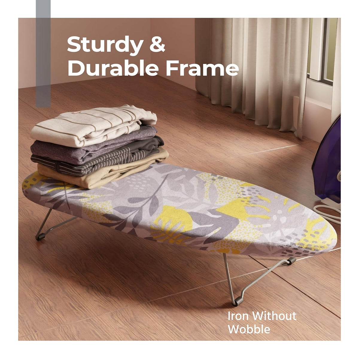 Tabletop Ironing Board with Anti-Slip Legs