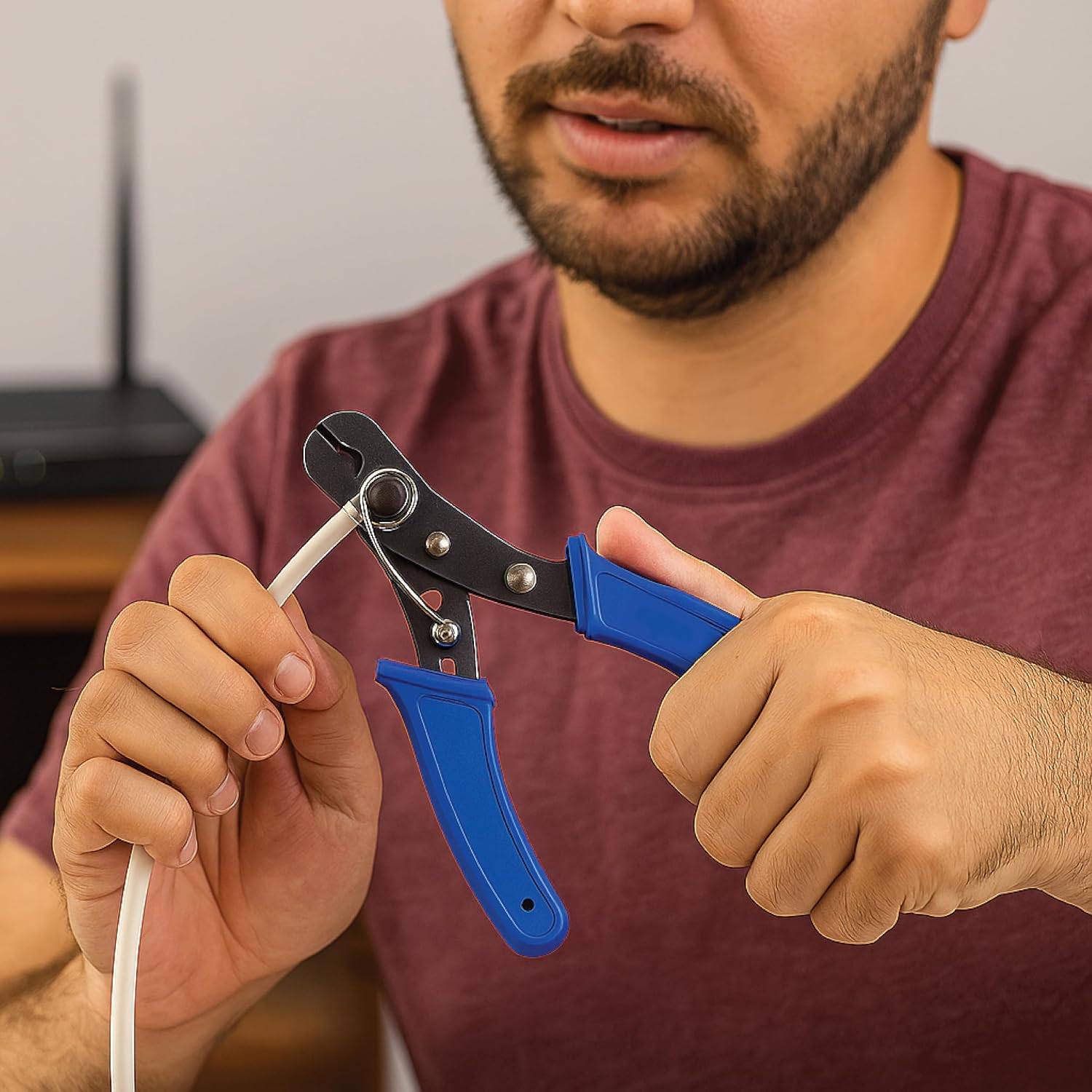 Lifelong Wire Stripping Plier with Cutter, Multipurpose Electrical Hand Tool