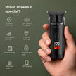 Lifelong Mini Beard Trimmer for Men with Type-C Charging & 2Hr Runtime