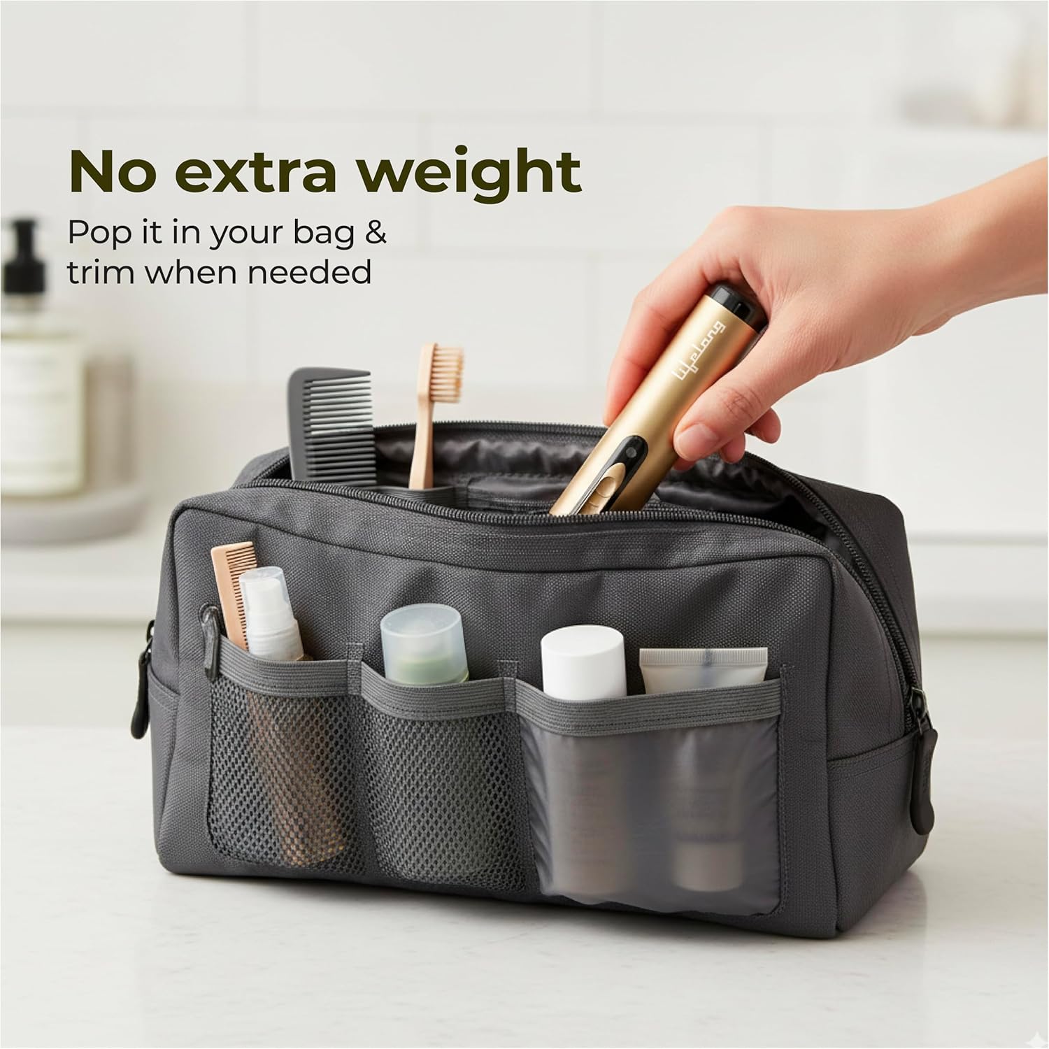 Lifelong LLPCM300 Rechargeable Trimmer with Washable Blades