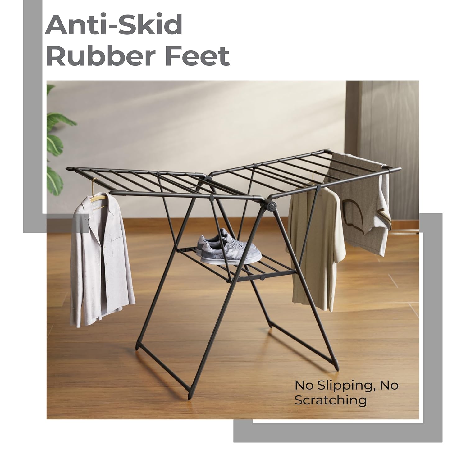 Lifelong Foldable Cloth Drying Stand | Rack for More Drying Space