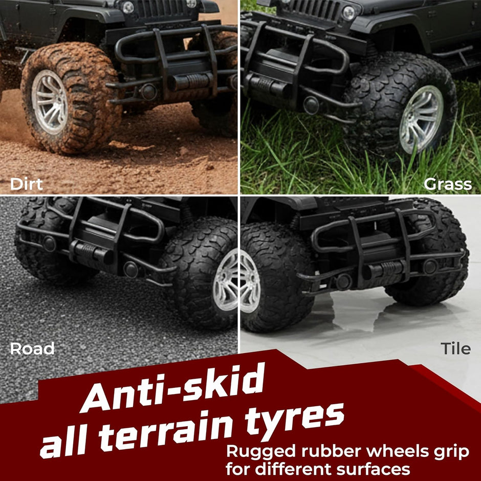 Lifelong Cuppy 4x4 Off Road RC Monster Car with Type-C Rechargeable Battery
