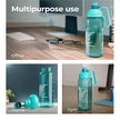Lifelong 1.8L Plastic Gallon Water Bottle – BPA-Free, Leak-Proof Motivational Gym Bottle for Men & Women (Blue)