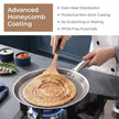 Lifelong Triply Honeycomb Dosa Tawa 28 Cm| 3-Layered SS Construction | Nonstick Coating