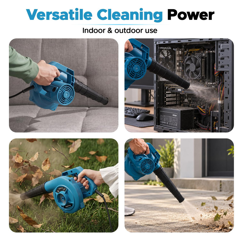 Lifelong Blower for Cleaning | 550W, 14000 RPM Copper Motor, 3.6 m³/min Airflow