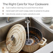 Lifelong Enamel Cast Iron Casserole with Lid (3.8L, 24cm) | Oven, Gas & Induction Compatible