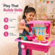 Lifelong Big Kitchen Play Set with Portable Suitcase & 28 Cooking Accessories