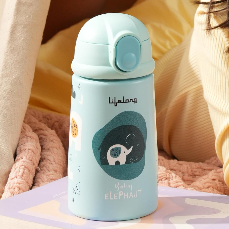 Lifelong Kids Double Walled Vacuum Insulated Bottle with Sippy Sipper