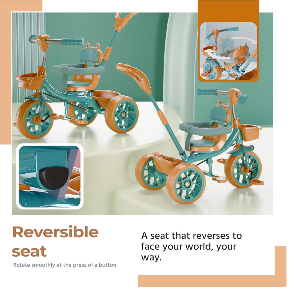 Lifelong Kids Harness Parental Control Tricycle