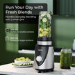 Lifelong Nutri Blender with 2 Jars (300ml, 500ml) | 450W Motor, 2 SS Blades(4 & 2 Leaf), 2 Lids(Strong & Sprinkler)
