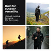 Lifelong Men’s Waterproof Reversible Raincoat with Hood & Pocket – XXL (Black)