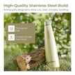 Lifelong 900ml Stainless Steel Water Bottle Pack of 2 | Leak-Proof & Durable | Easy to Clean | Odour-Free | Rust-Free Build, Secure Cap & Easy Grip | Ideal for School, Office, Travel & Gym (Beige)