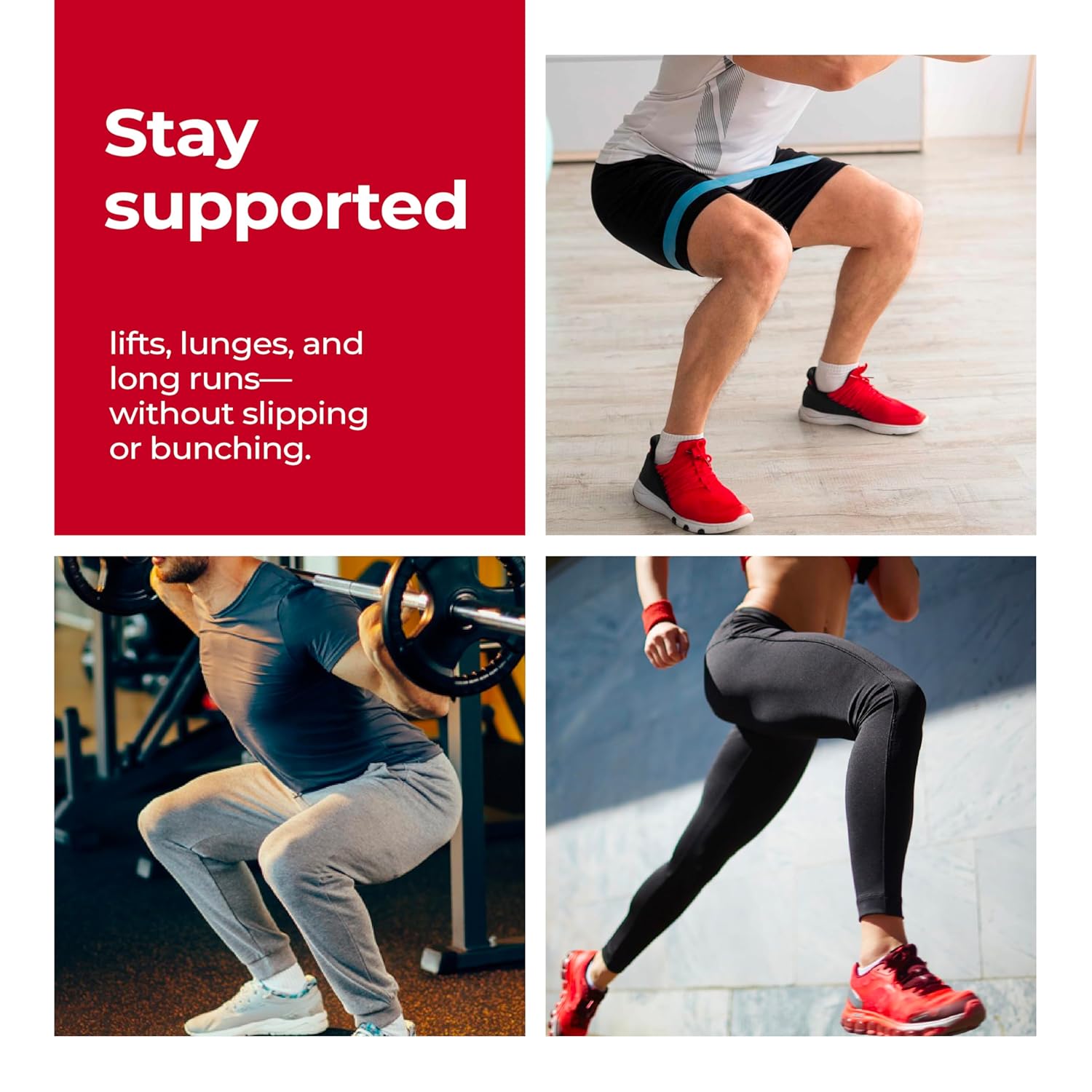 Lifelong Athletics Knee Compression Sleeve Support for Men & Women