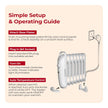 Lifelong Heato Mini 11-Fin Personal OFR Room Heater for Spot Heating