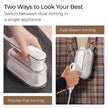 Lifelong 1250 Watt Garment Steamer for Clothes | Handheld Garment Steamer with Rest Stand for Iron