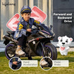 Lifelong Cuppy Electric Ride-On Police R3 Bike for Kids | 2+ Years Battery Bike with LED Lights, Music Panel, Bluetooth & Balance Wheels | Supports Up to 50kg