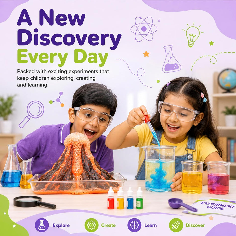 Lifelong Labs Science Kit | 150+ STEM Experiments for Kids Ages 6-15