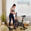 Lifelong Magnetic Spin Fitness Bike | 8kg Flywheel | 9-Level Adjustable Resistance | Heart Rate Sensors | Indoor Exercise Cycle | Stationary Bike | Cardio Workout Equipment | Max User Weight 120 kg