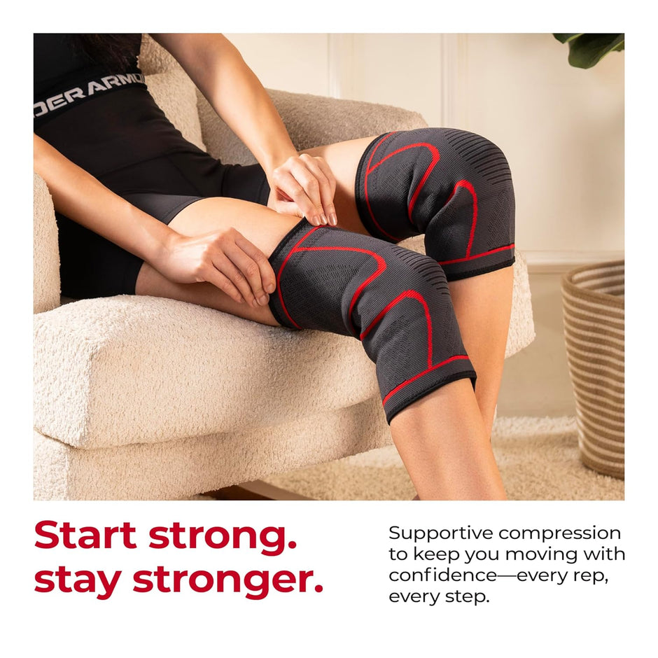 Lifelong Athletics Knee Compression Sleeve Support for Men & Women