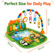 Lifelong Jungle Piano Playgym with Lights, Music & Tummy Time Activity Mat