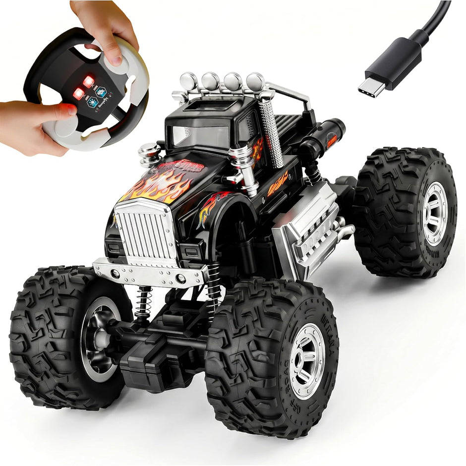 Lifelong Cuppy 4x4 Monster Drift RC Car with LED Lights & Rechargeable Battery